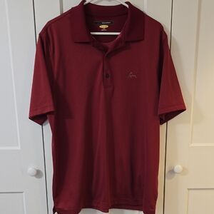 Greg Norman Collection Red Polo Classic Short Sleeve